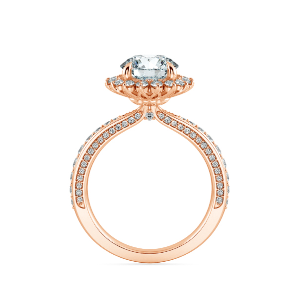 Nhẫn đính hôn Floral Halo NCH2502 5